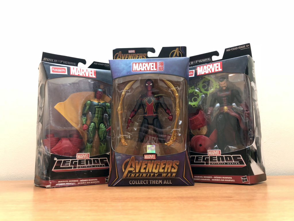 Three 6inch Action Figures