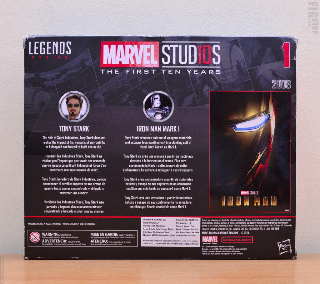 Marvel Studios The First Ten Years – Tony Stark and Ironman Mark 1