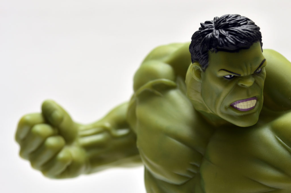 Crazy Toys Hulk Figurine - Face Details