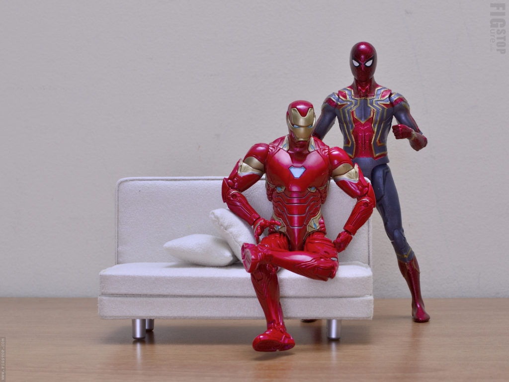 Chinese Iron Spider vs Marvel Legends Iron Man Mk50