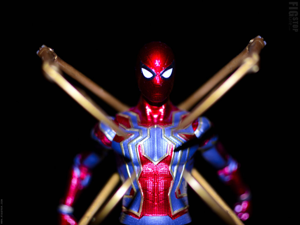 Iron Spider Night Out Toy Photography