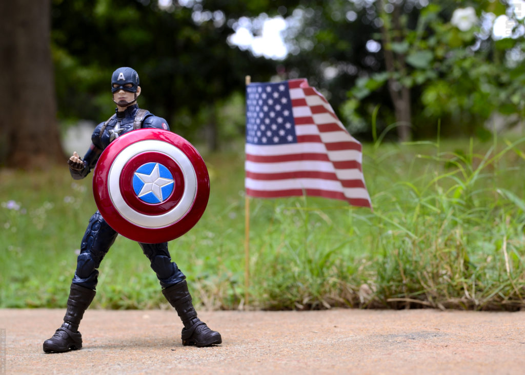 4th July Toy Photography - Captain America