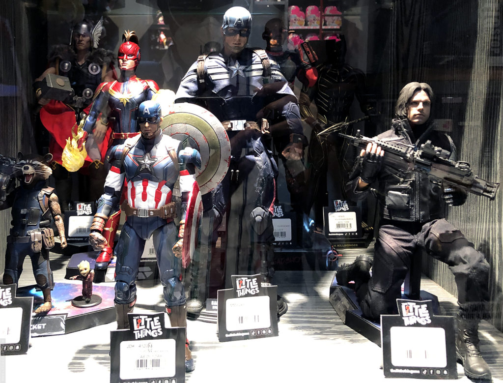 Marvel Action Figures - The Little Things - Dubai Mall