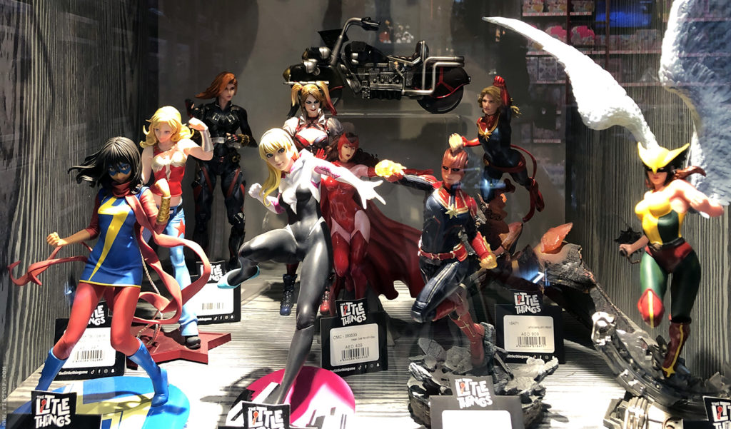 Marvel Women Action Figures - The Little Things - Dubai Mall