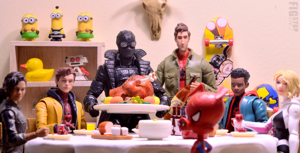 Toy Photography - Thanksgiving in Spiderverse