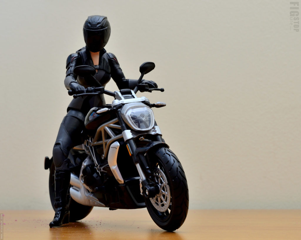 Kitbashed Motorcycle Rider - Action Figure