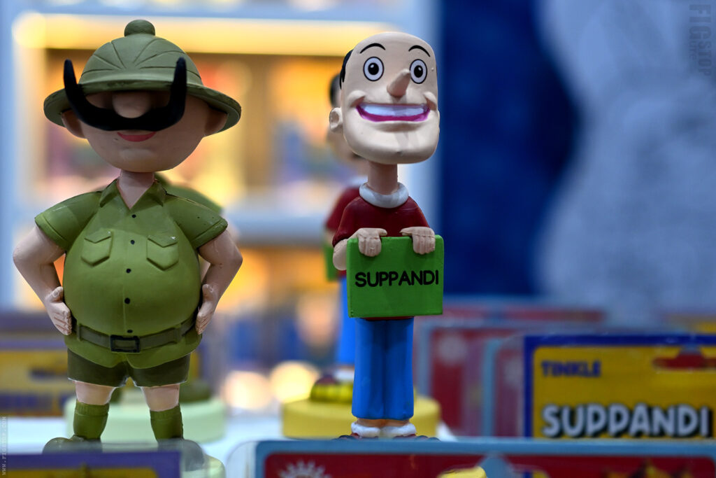 Bangalore ComicCon 2025 - Tinkle - Bobbleheads of Shikari Shambu and Suppandi