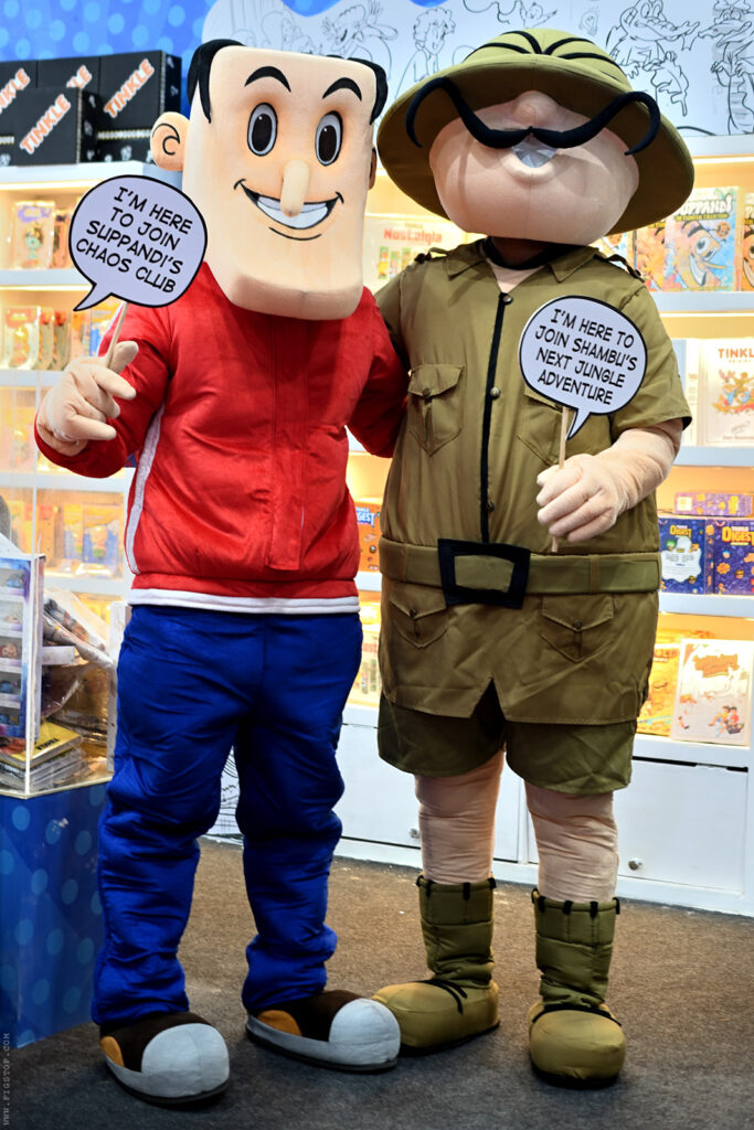 Bangalore ComicCon 2025 - Tinkle Mascots